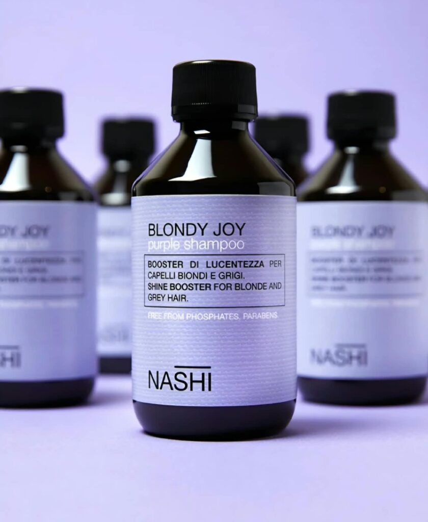 Nashi Blondy Joy Purple Shampoo violetais šampūns